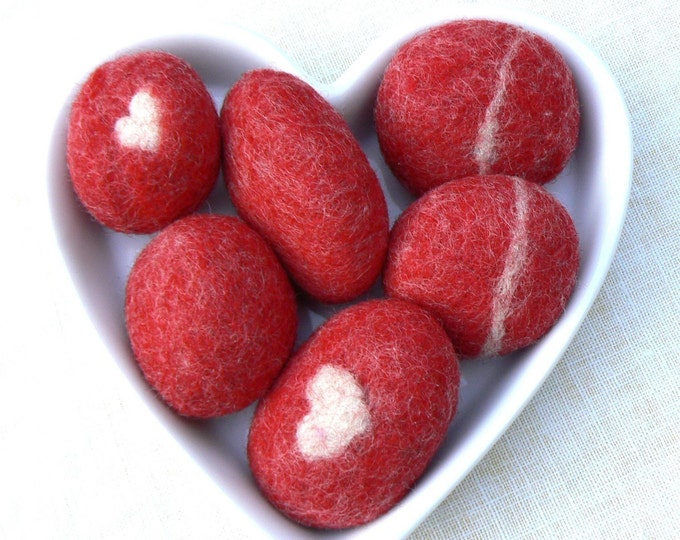 Love Stones Felted River Pebbles for Your LOVE Inspired by Nature. Etsy