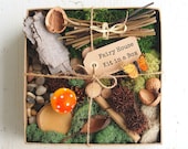 Kit de hadas jardín - accesorios de jardín de hadas - hadas - Fairy Garden Decor - de la fuente de jardín bricolaje casa de hadas - musgo, árboles, muebles, artículos