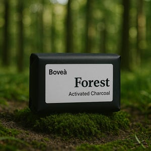 Forest Naturseife – mit Wagyu-Talg, Aktivkohle + Tonerde, klärend + erdig-frisch