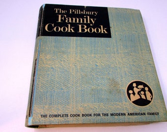 Vintage Cook Book - The Pillsbury Family Cook Book for the Modern American Family  5 ring binder recipes Recipe Book 1960s Bridal Shower