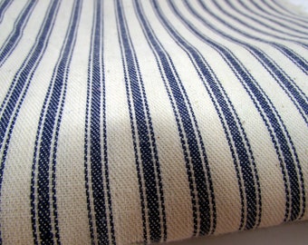 Blue stripe fabric | Etsy