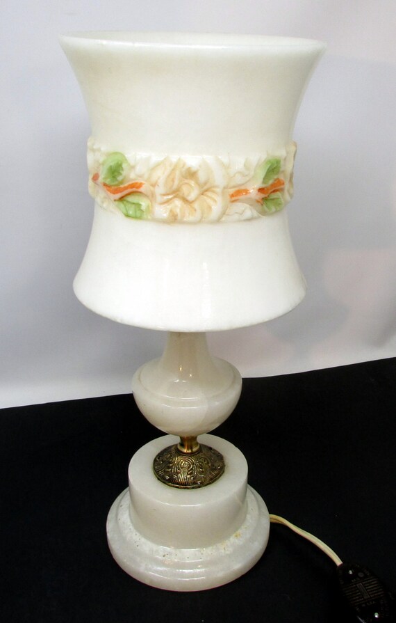 Vintage cheap onyx lamp