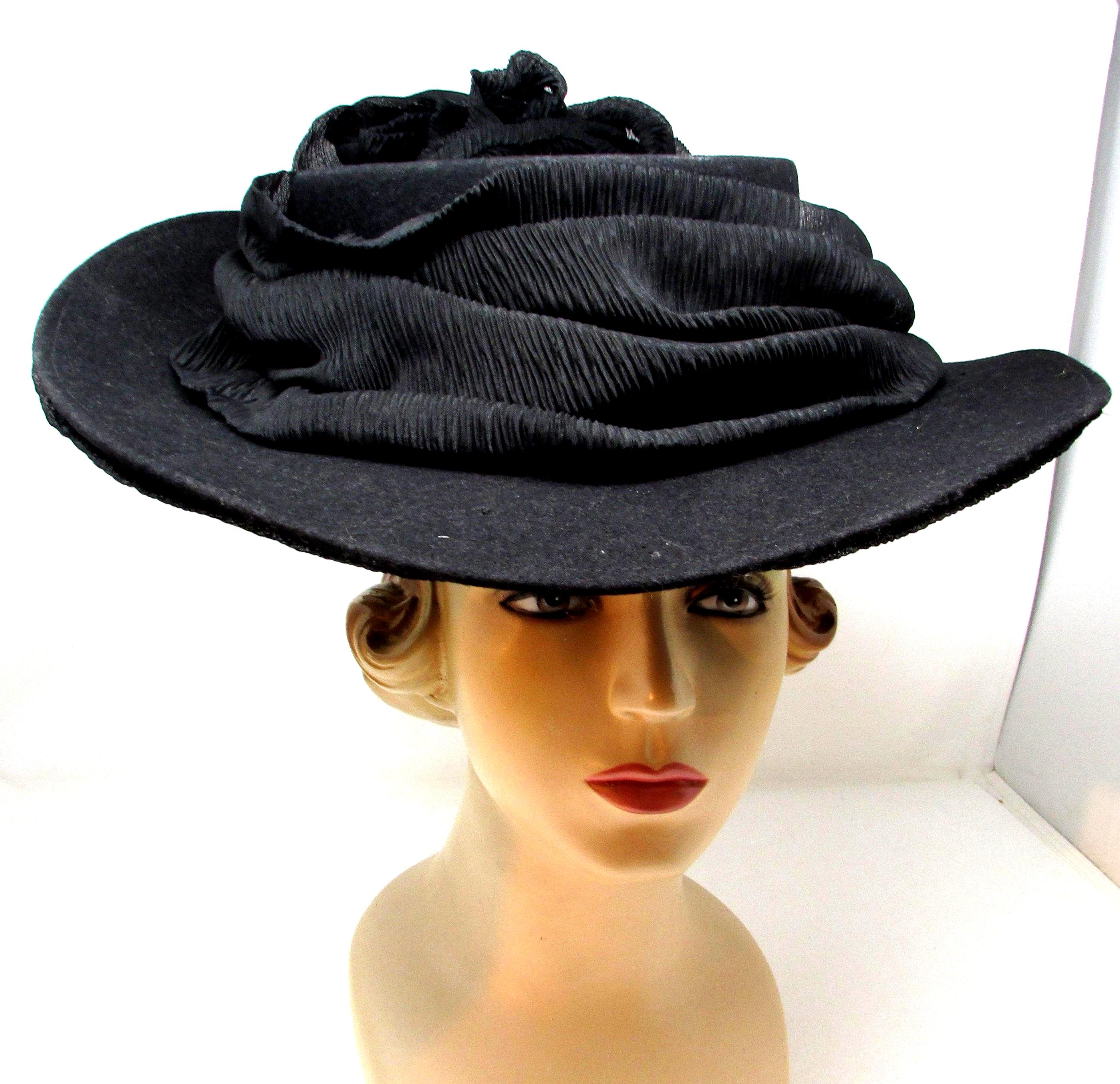 Victorian Kentucky Derby Hat Old West Style Hat Authentic  display picture 1
