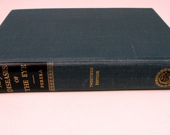 Vintage Medical Book 1949 May's Manual of Diseases of the Eye Ophthalmology Optometry Medical Book Illustrated