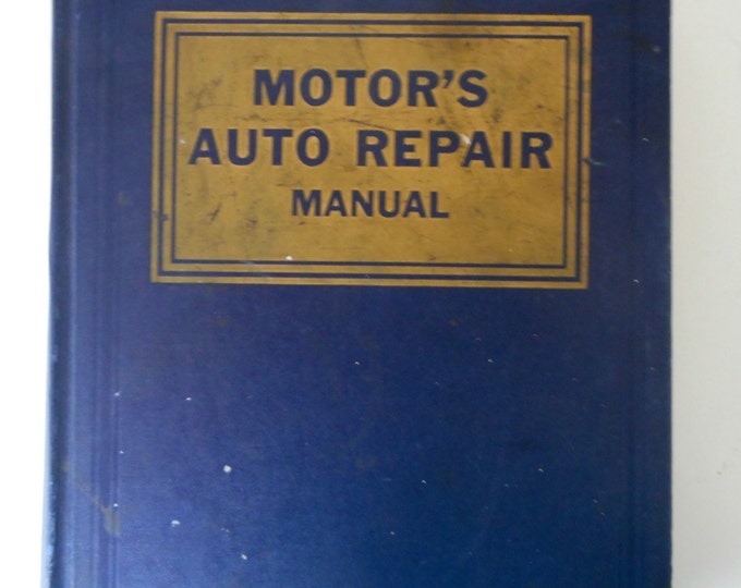 Vintage Motors Auto Repair Manual 1953 to 1961 24th Edition Etsy