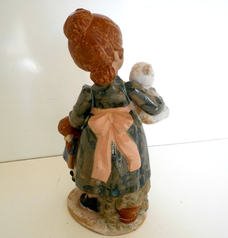 Nadal Figurine Girl with Teddy Bear and Doll Valencia Spain LLADRO image 4