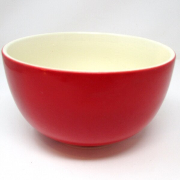 Vintage Red Nesting Bowl Universal Cambridge Quality Kitchenware Red Bowl Mixing Bowl Pottery Bowl Mid Century Cottage Chic Farmhouse
