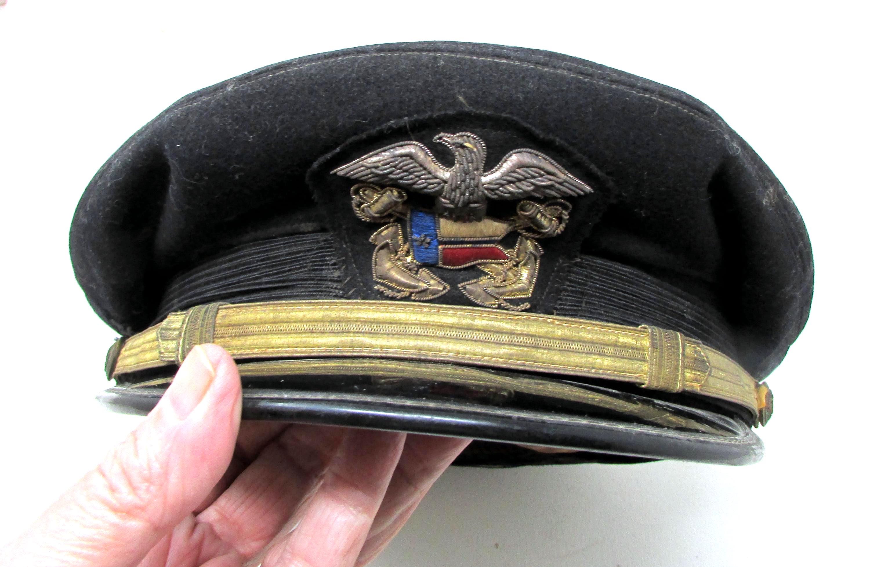 WW2 将校用帽子　第二次世界大戦 アメリカ 海軍US ARMY/米軍 WWII WW2 将校用帽子 第二次世界大戦 アメリカ 海軍US ARMY/米軍 WWII