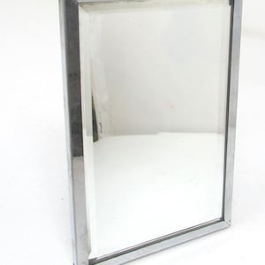 Vintage Shaving Mirror Beveled Standing Mirror Shaving Makeup Mirror Vintage Bathroom Decor Barber Shop Antique