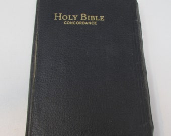 Vintage Leather Bible, Revised Standard Version with Concordance 1962