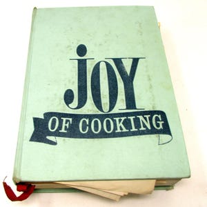 Vintage Joy of Cooking Cookbook 1972 Irma Rombauer Bridal Shower zawiera ręcznie pisane przepisy – Klasyczny wystrój kuchni