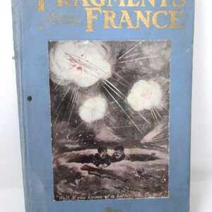 Vintage Book - Fragments from France - Capt Bruce Bairnsfather - Early 1900s Illustrated WWI Era