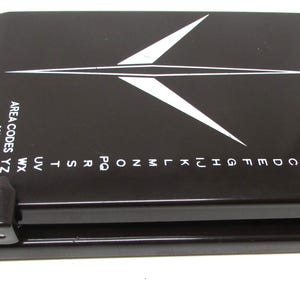 Vintage Bates Telephone address book list finder/pop up phone number address book/Flip address phone book/Dial-a- name Art Deco