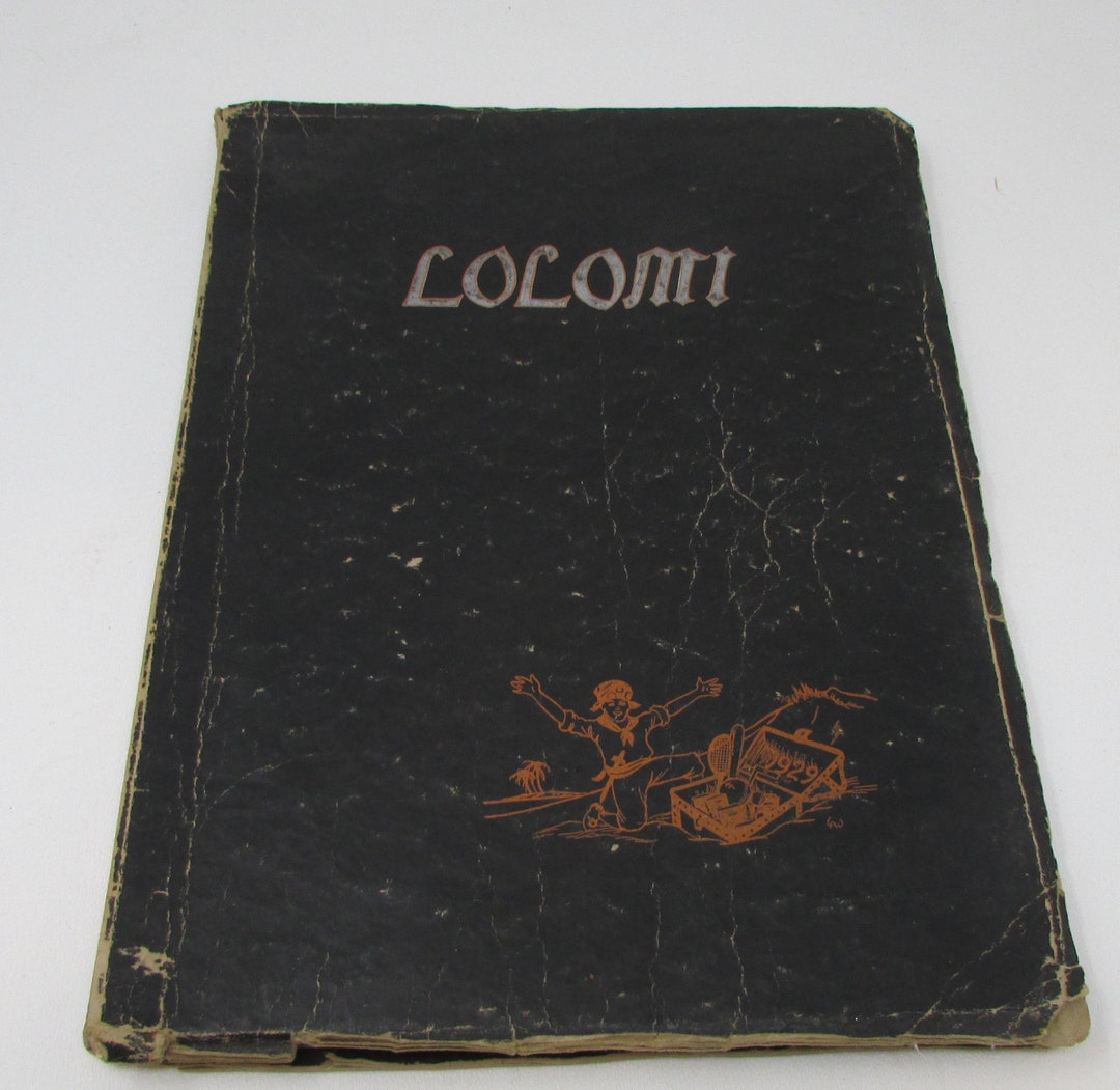 Art Deco High School Yearbook 1929 Lolomi yakima Senior High Washington