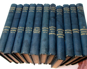 Charles Dickens Complete Works Centennial Edition Book Set With 9