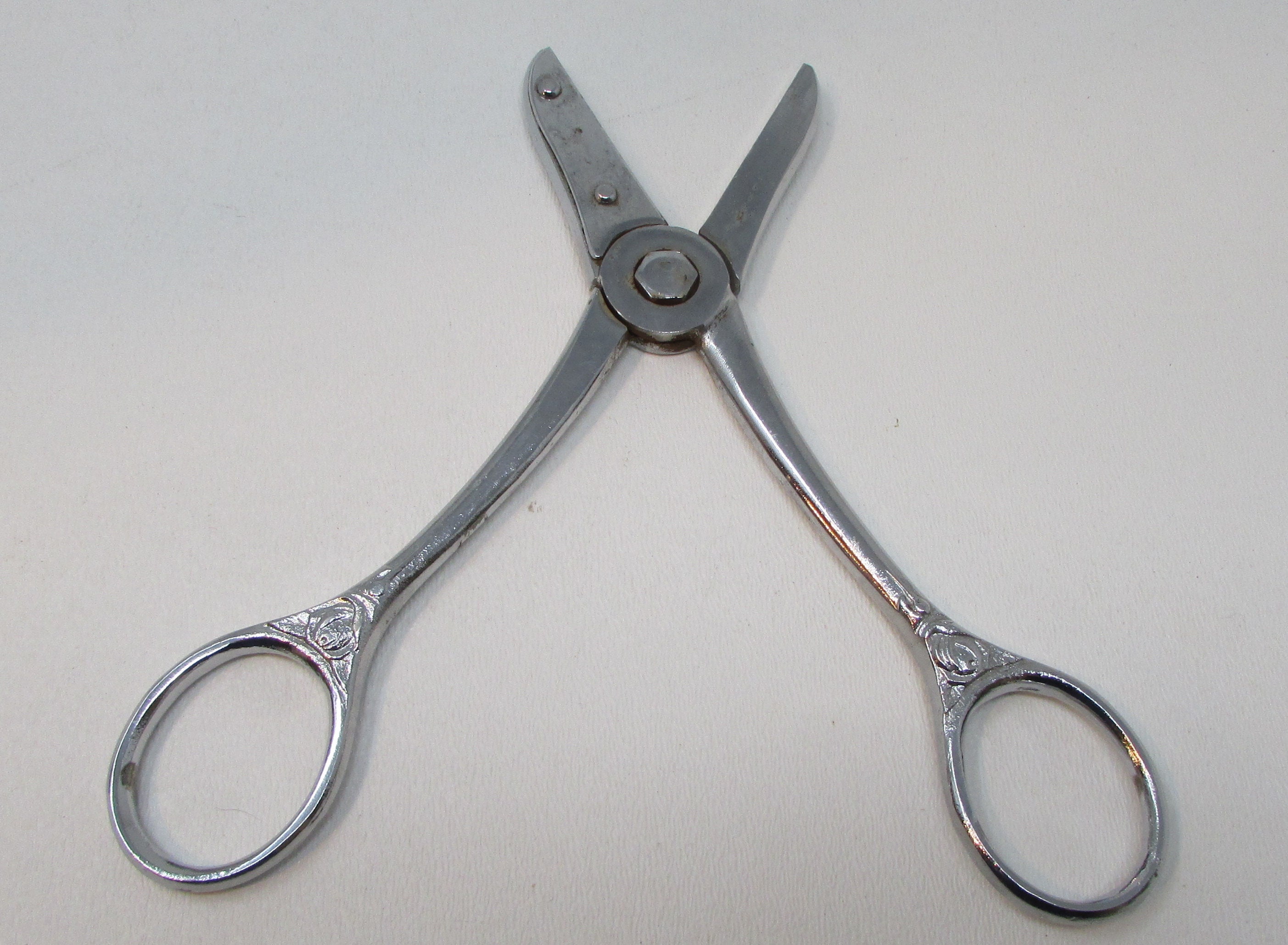 Mid-Century Modern Sharp Stainless and Brass Scissors Made in Italy, 1960s  at 1stDibs  when were scissors invented, when was the scissor invented,  when were modern scissors invented