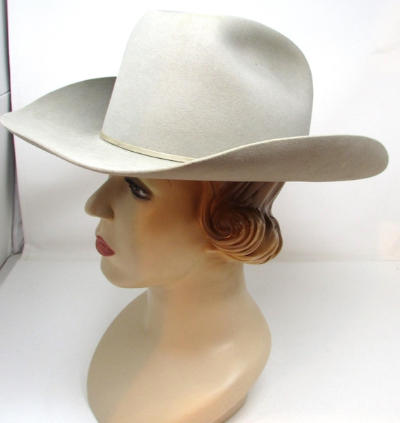 STETSON ヴィンテージ　カウボーイハット STETSON 秋 冬 カウボーイハット 中折れ帽 ウォッシュ加工