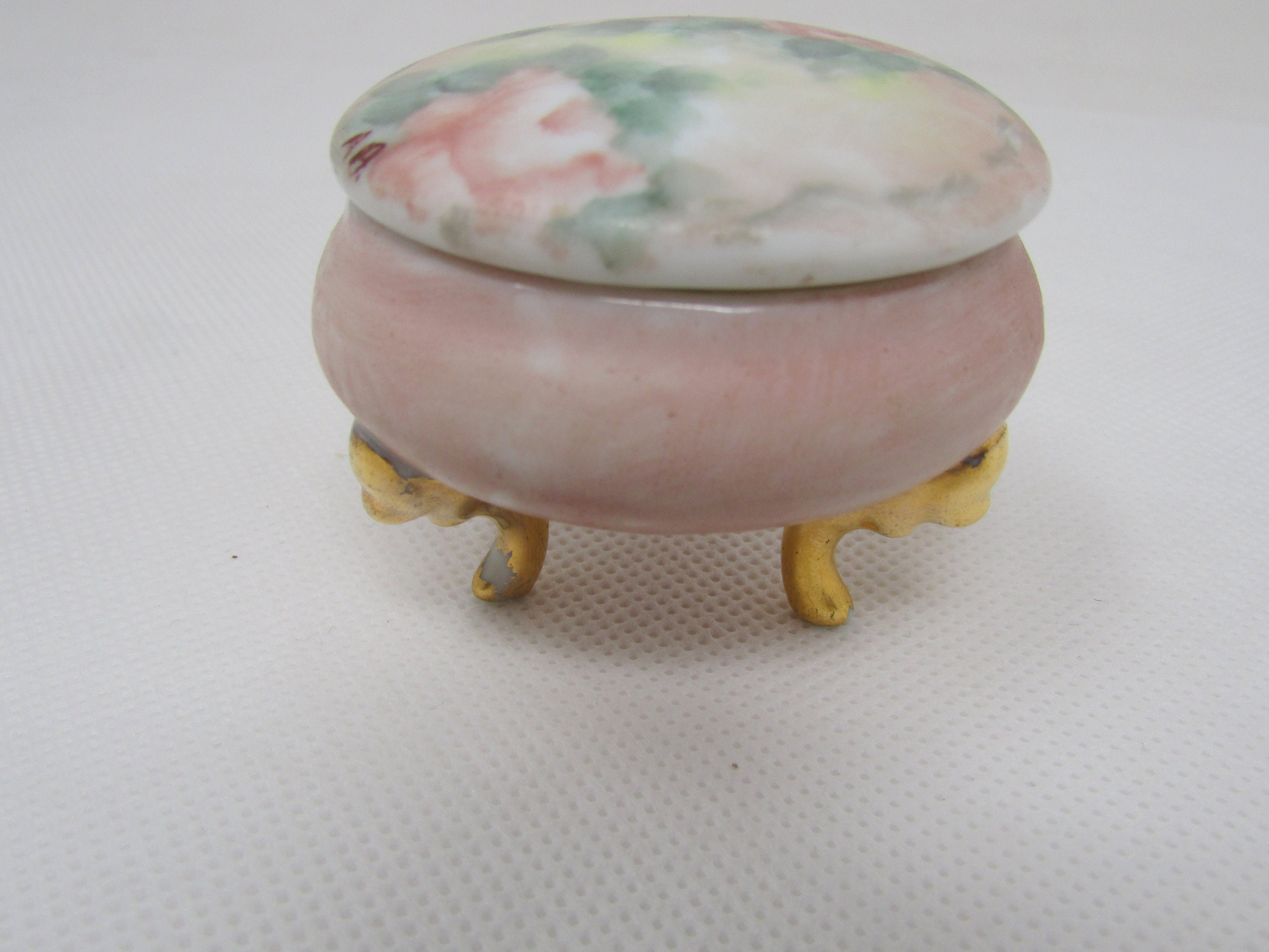 Vintage Porcelain Dresser set Tray Ring Box Jewelry Casket Etsy