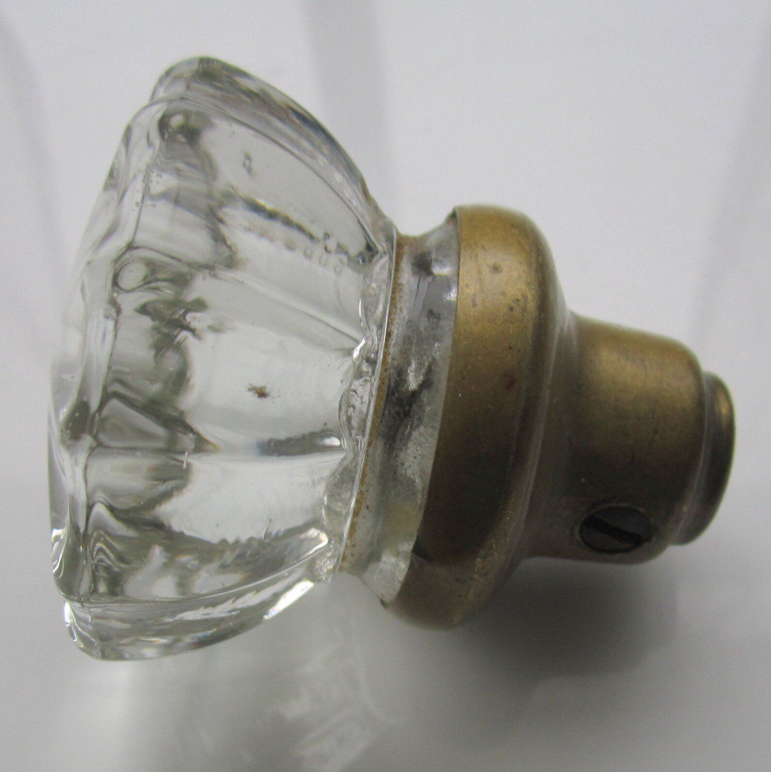 Antique Glass Door Knob Vintage 1930s Etsy