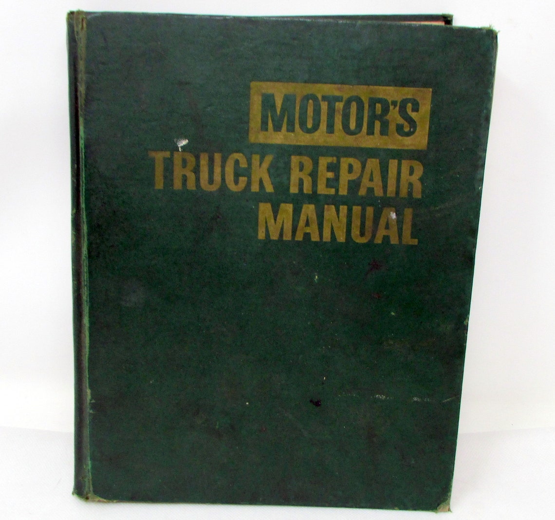 Vintage Motors Truck Auto Repair Manual 1960 to 1968 Models Etsy