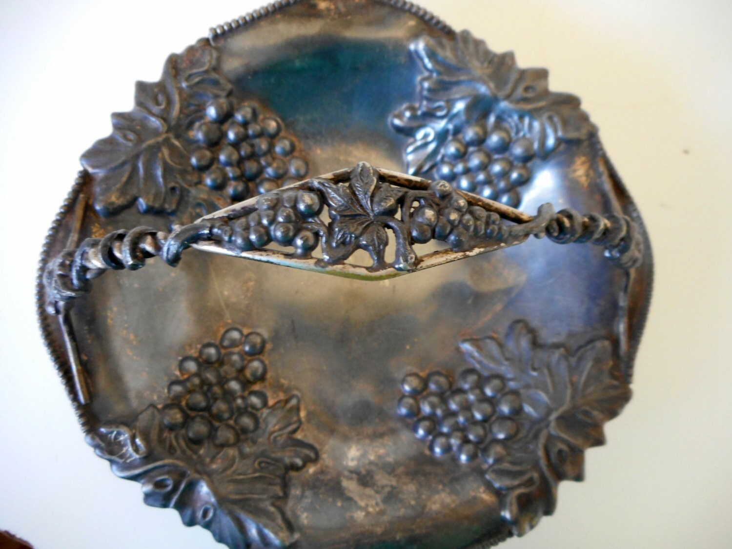 Victorian Silver Plate Basket Aurora Silverplate Bowl with Etsy