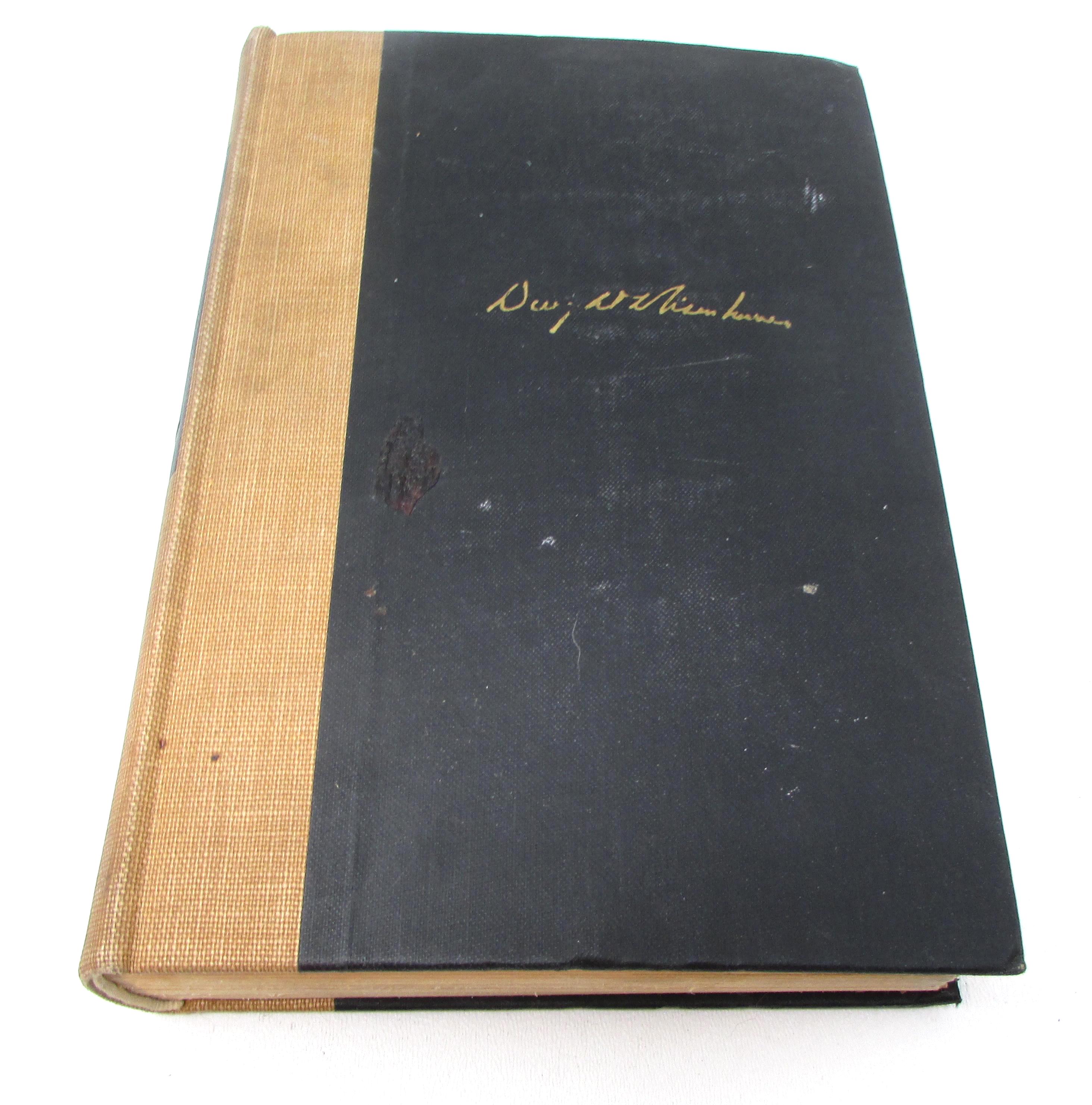 Vintage Eisenhower book- Cursade in Europe by Dwight D. Eisenhower 1949 Historical book