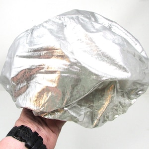 Gorro de baño vintage de Kleinert: glamour plateado de los años 50