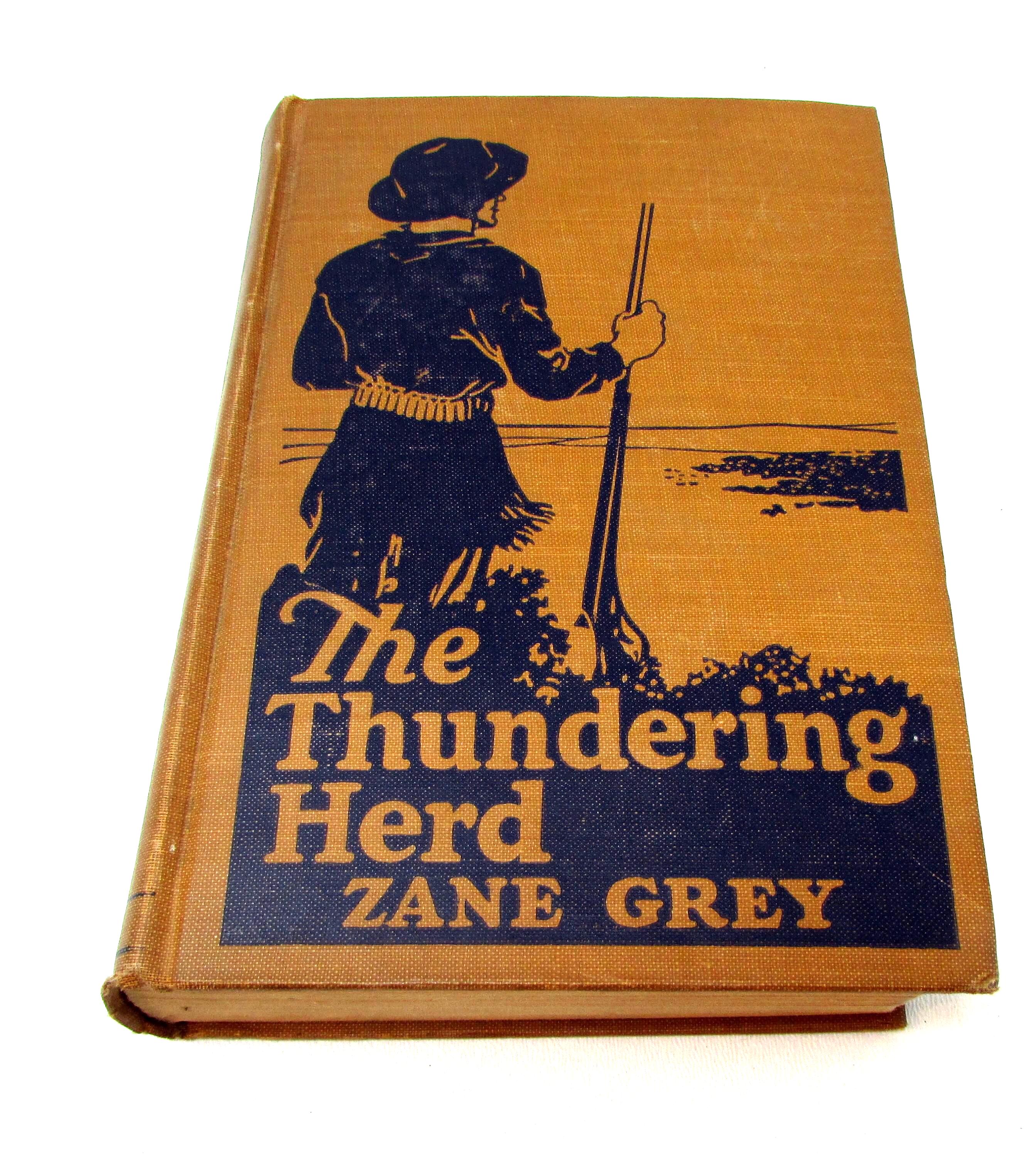 Vintage Zane Grey Book, the Thundering Herd, 1925 Western Novel - Etsy