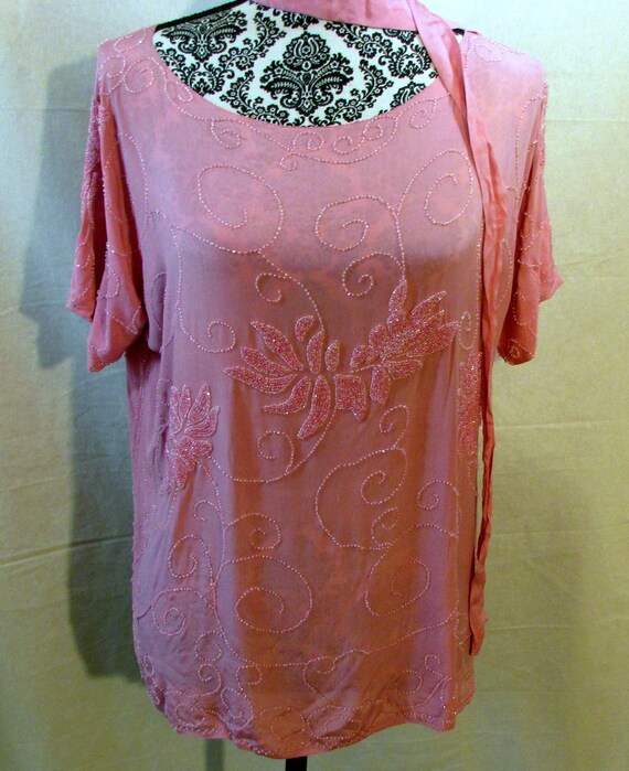 Flapper blouse top