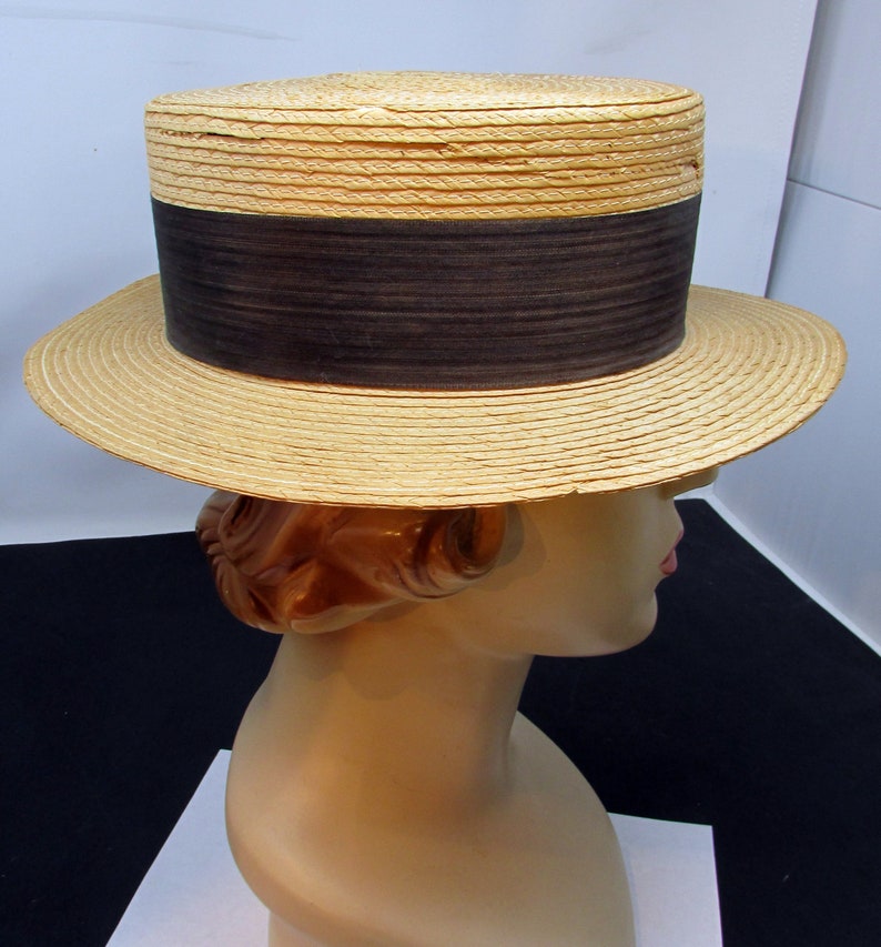Vintage Barber Shop Quartet Hat Boaters Hat Straw Hat 1920s Etsy