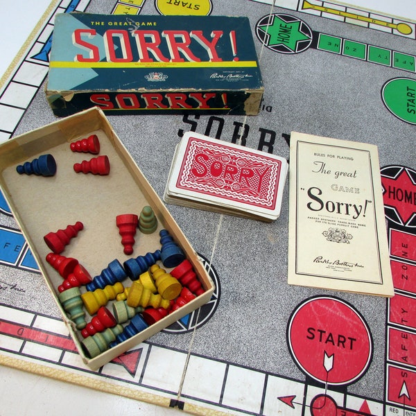 Sorry Game Board Etsy