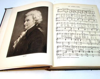 Antikes Notenbuch von 1908, Gesang, Band III, Philharmonische Ausgabe