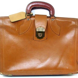 Porte-documents en cuir vintage : sac pour ordinateur portable marron clair