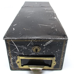 Antique Bank Safety Deposit Box - Etsy