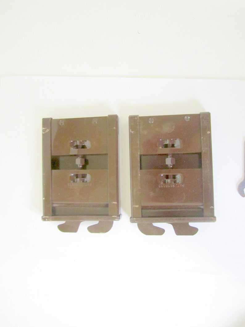 Vintage Bed Rail Extensions pair stretchaway bed rail extends Etsy