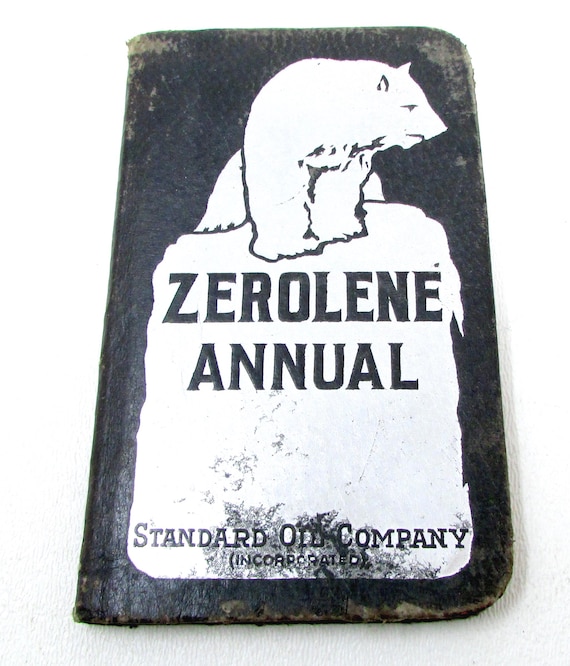Vintage 1910 Zerolene Annual – Standard Oil Polar Bear Advertising