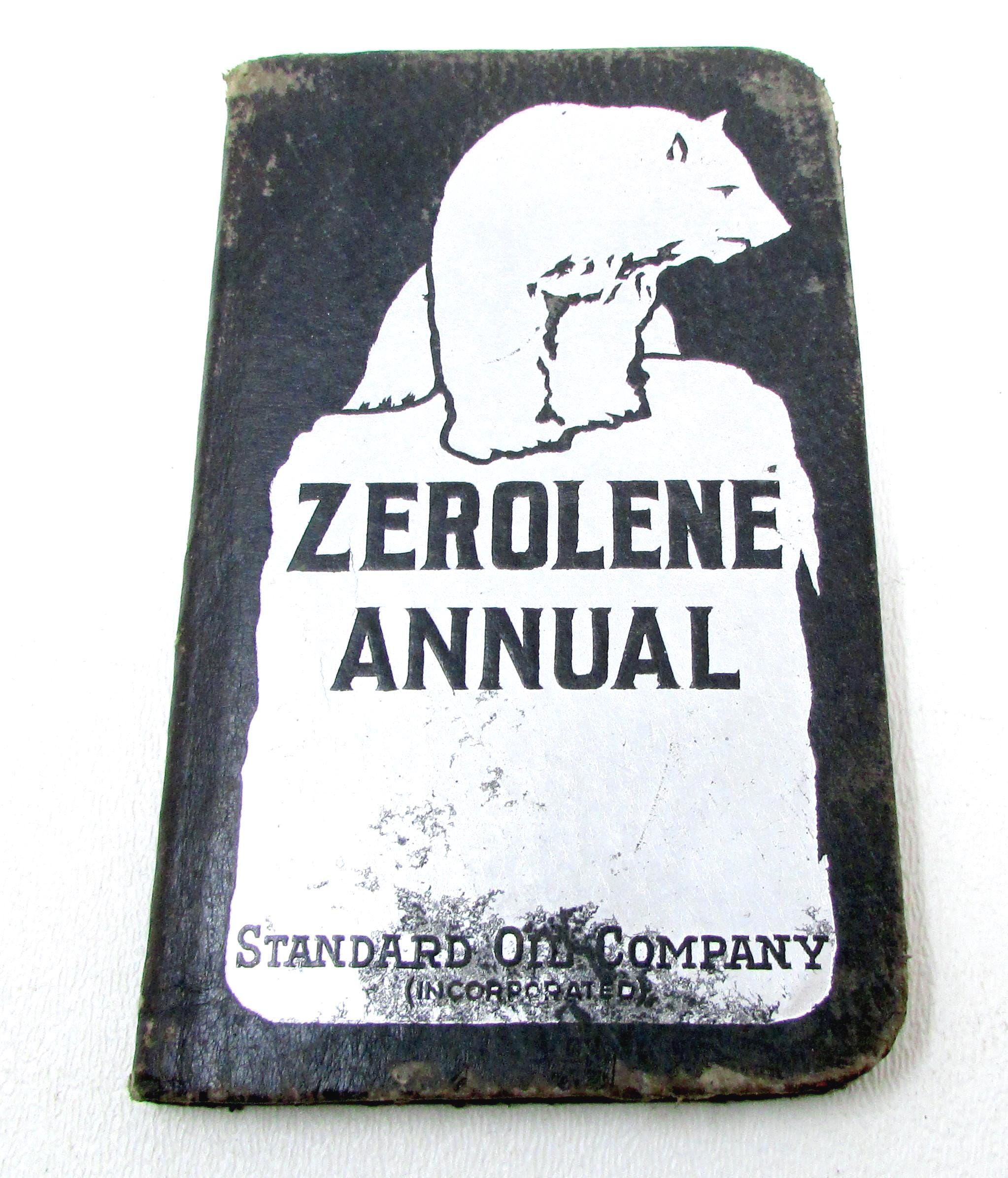 Vintage 1910 Zerolene Annual – Standard Oil Polar Bear Advertising