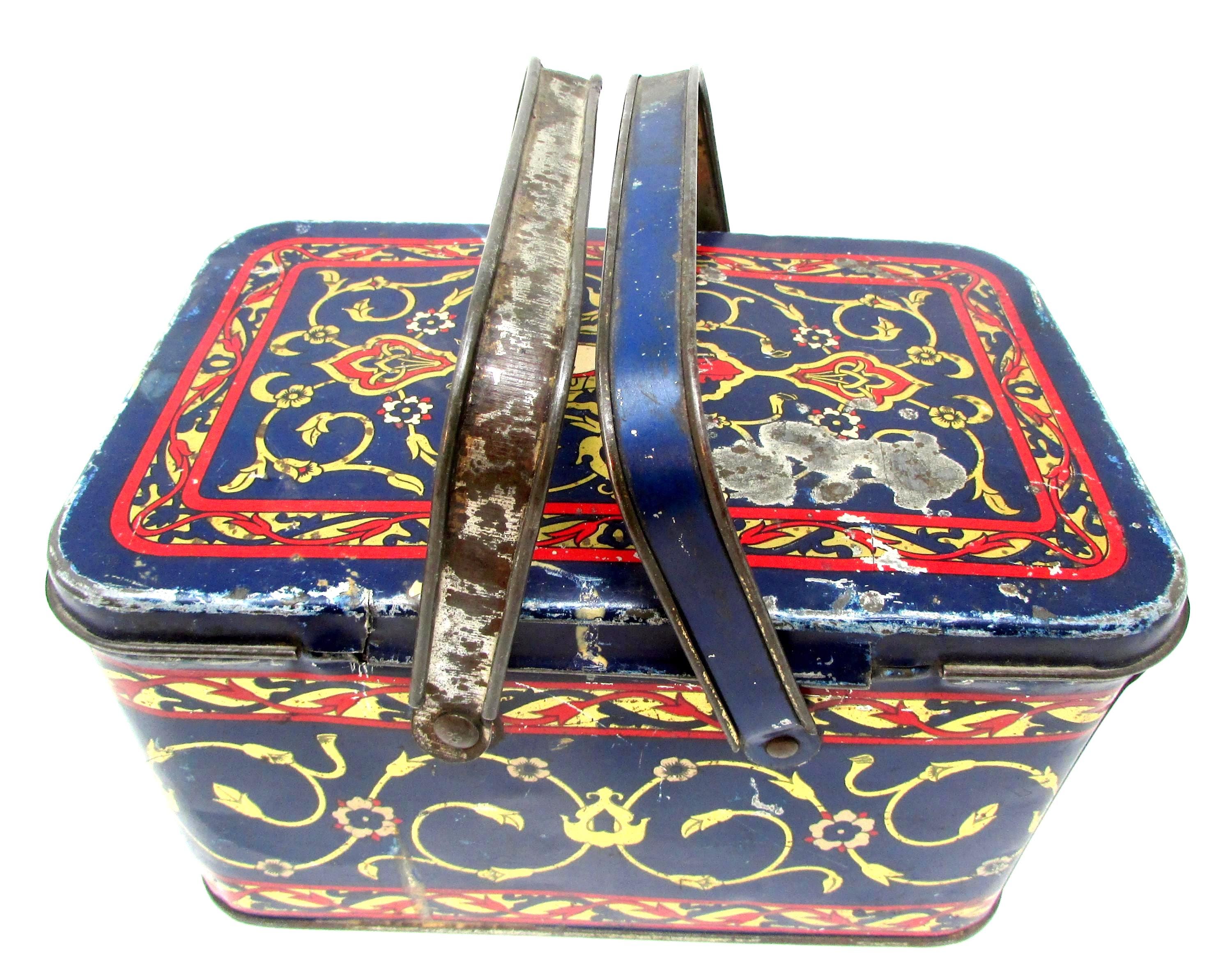Antique metal lunch box - Etsy 日本