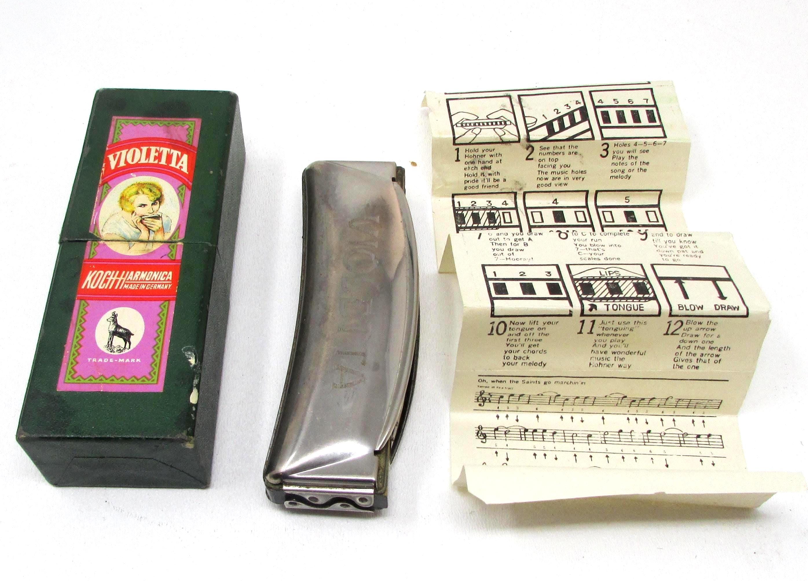 Antique Harmonica Box - Etsy