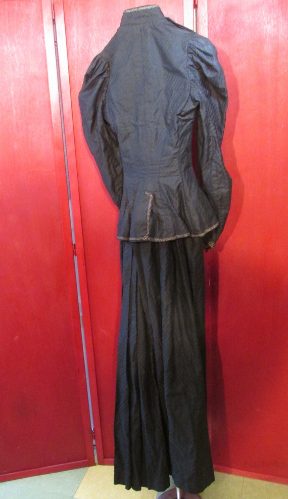 Victorian Two piece Dress with Authentic Museum Q… - image 3