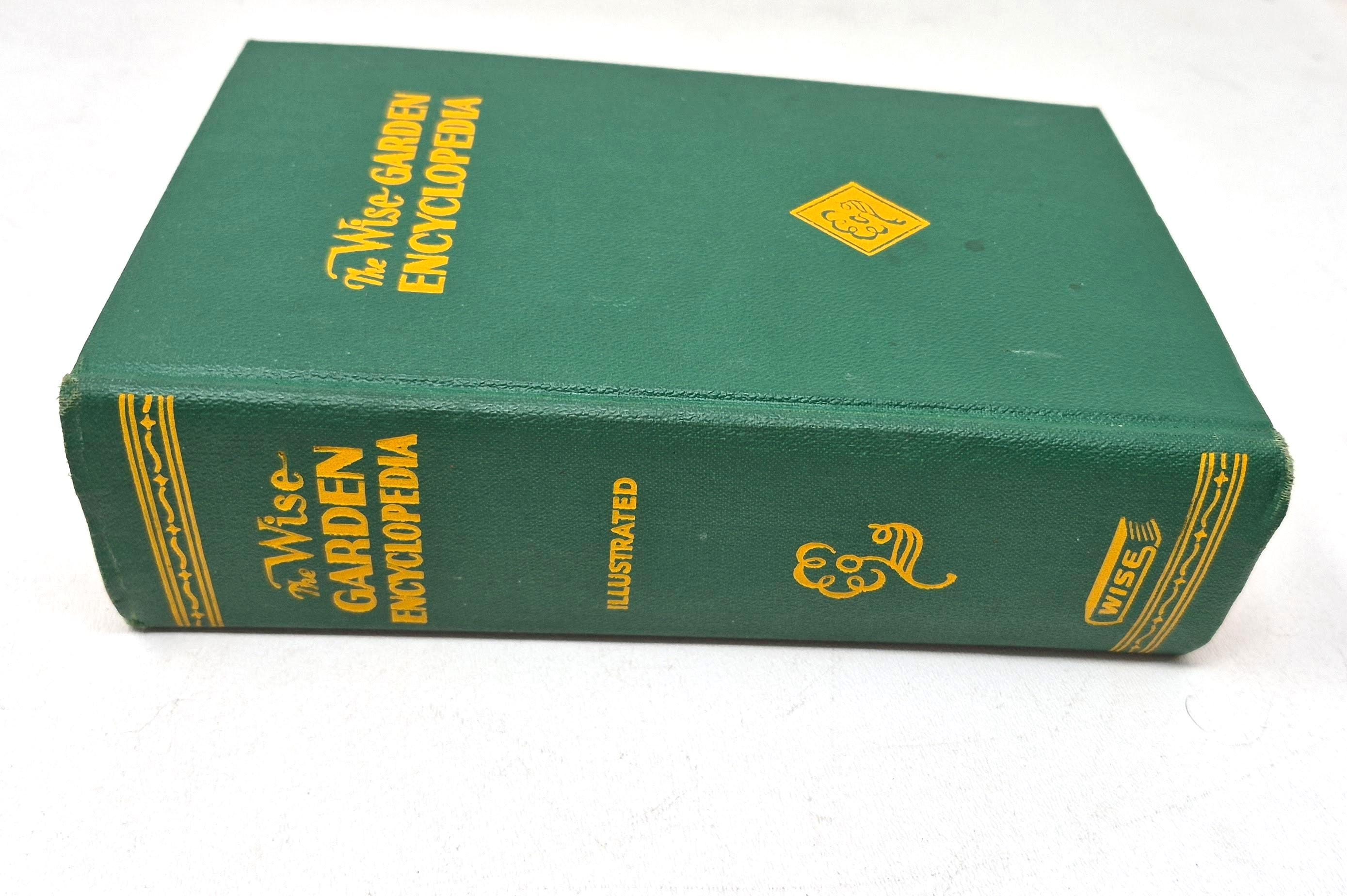 Vintage 1954 Wise Garden Encyclopedia Illustrated Gardening Guide