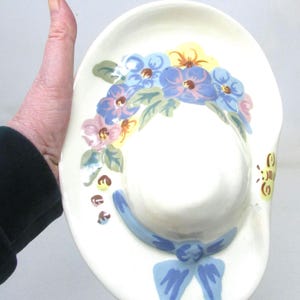 Vintage vas med hatt och ficka från West Coast Pottery från 1950-talet