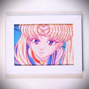 Sailor Moon Serena/Usagi | Disc. Moon Prism Power | Glossy 5x7/8.5x11 Art Print/Poster