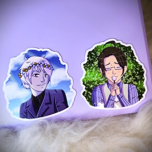 APH Hetalia Prussia & Austria | Dandelion Fields | Glossy 3-Inch Vinyl Sticker