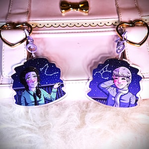 APH Hetalia China & Russia | Stargazers | 2.5-Inch Acrylic Keychain/Charm