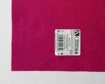 Fuschia ecofriendly felt sheet