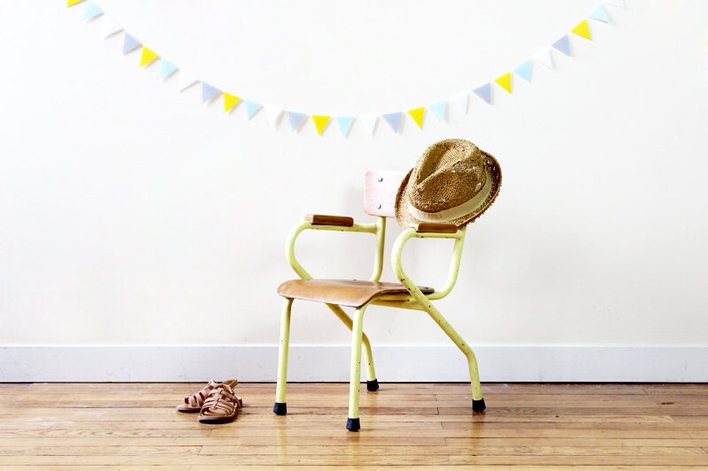 Guirlande Fanion Circus' en Feutre Écofriendly - Sunshine