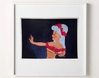 Fantasia Acrylic Painting, Original Painting, Artwork, Wall Decor