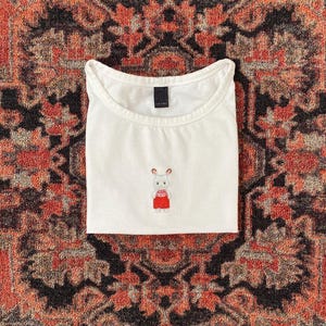 Hand-Painted Calico Critter Cropped Tank - Sylvanian Families Fan Art