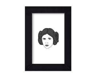 4 x 6 Princess Leia / Star Wars Portrait